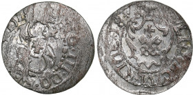 Riga - Poland solidus 1618 - Sigismund III (1587-1632)
0.71 g. AU/AU Mint luster. Haljak# 1114.
