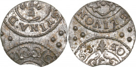 Livonia (Riga) - Sweden Solidus 1653 - Kristina (1632-1654)1647
0.48 g. UNC/UNC Haljak# 1436.