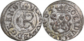 Riga - Sweden Solidus 1665 - Karl XI (1660-1697)
0.52 g. UNC/AU Mint luster. Haljak# 1575