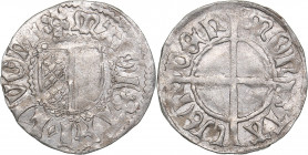Wenden schilling ND - Wolter von Plettenberg (1494-1535)
Livonian Order. 1.09 g. UNC/AU Mint luster. Haljak# 230 R. Rare!