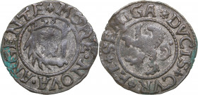 Courland Schlling 1576 - Gothard Kettler (1562-1587)
0.98 g. VF/VF Haljak# 1638.