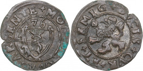 Courland Schlling 1576 - Gothard Kettler (1562-1587)
1.01 g. XF/XF+ Haljak# 1639