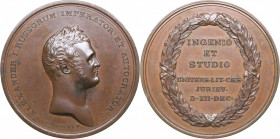 Russia - Estonia medal Dorpat (Juriev) University ND
59.23 g. 52mm. AU/AU Diakov# 290.2. Tiiu Leimus, Eesti medal 1545-1944, p. 16. Alexander I (1801...