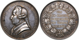 Estonia - Livonia medal Imperial Livonian Charitable and Economic Society ca 1860/80
60.58 g. 51mm. AU/AU Silver. Auf Peter Heinrich von Blankenhagen...