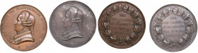 Estonia - Livonia medal Imperial Livonian Charitable and Economic Society ca 1860/80 (2)
Ag 56.20 g. 51mm. / Cu 56.64 g. 51mm. Auf Peter Heinrich von...