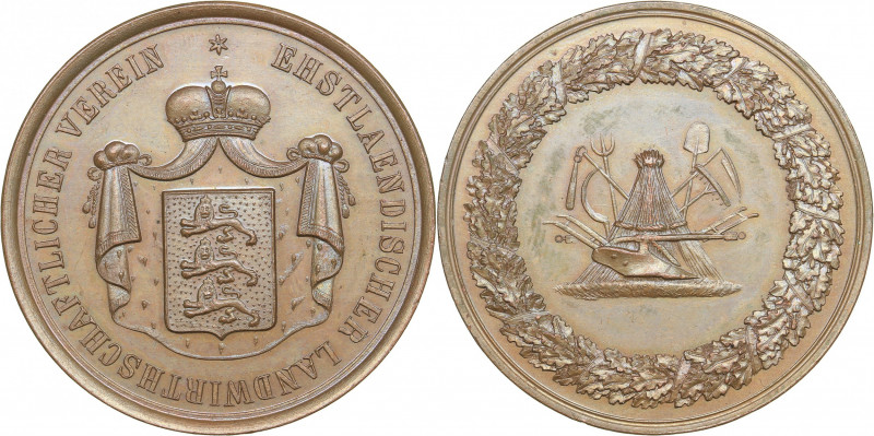 Estonia medal Estonian Agricultural Society ca 1900
24.75 g. 39mm. UNC/UNC Mint...