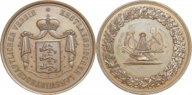 Estonia medal Estonian Agricultural Society ca 1900
24.75 g. 39mm. UNC/UNC Mint luster. EHSTLANDISCHER LANDWIRTSCHAFTLICHER VEREIN.