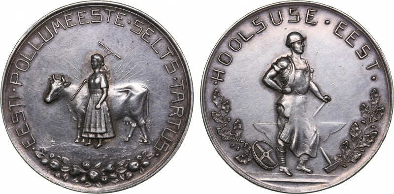Estonia medal Estonian Agricultural society in Tartu 1920
45.86 g. 47mm. XF/XF ...