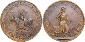 Estonia medal Estonian Agricultural society in Tartu 1920
57.97 g. 47mm. XF/XF EESTI PÕLLUMEESTE SELTS TARTUS/ HOOLSUSE EEST