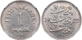 Estonia 1 mark 1922 - NGC MS 63
Mint luster. KM# 1.