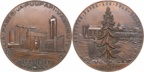 Estonia medal 250th years of Northern Paper and Cellulose Works, 1927
68.80 g. 57mm. AU/UNC PÕHJA PABERI JA PUUPAPI VABRIKUTE A. Ü. 1677 25 IX 1927 /...