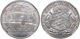 Estonia 2 krooni 1930 - Toompea - NGC MS 63
Mint luster. KM# 20