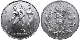 Estonia 100 krooni 1996 - Olympics - NGC MS 69
Very rare!