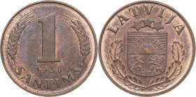 Latvia 1 santims 1938
1.83 g. UNC/UNC Mint luster. KM# 10