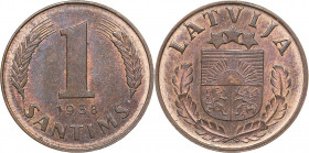 Latvia 1 santims 1938
1.83 g. UNC/UNC Mint luster. KM# 10