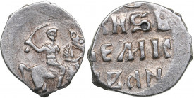 Russia - Moscow AR Denga - Ivan IV The Terrible 1533-1584
0.33 g. XF/XF KNSЬ ВЕЛIKI IBAN