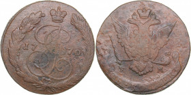 Russia 5 kopecks 1770 ЕМ
51.18 g. F/F Bitkin# 619. Catherine II (1762-1796)