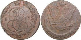 Russia 5 kopecks 1773 ЕМ
47.76 g. VF/VF- Bitkin# 622. Catherine II (1762-1796)