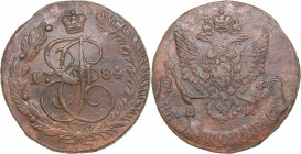 Russia 5 kopecks 1784 ЕМ
49.25 g. VF+/VF Bitkin# 635. Catherine II (1762-1796)