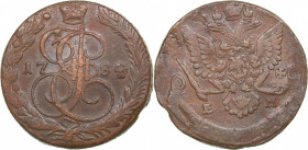 Russia 5 kopecks 1784 ЕМ
48.24 g. VF/VF Bitkin# 635. Catherine II (1762-1796)