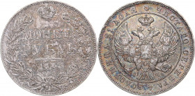 Russia Rouble 1843 СПБ-АЧ
20.38 g. AU/XF- Mint luster. Bitkin# 202. Nicholas I (1826-1855)