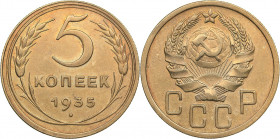 Russia - USSR 5 kopeks 1935
5.04 g. AU/AU