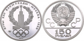 Russia - USSR 150 roubles 1977 - Olympics
15.46 g. PROOF