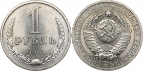 Russia - USSR Rouble 1986
7.53 g. UNC/UNC Mint luster.