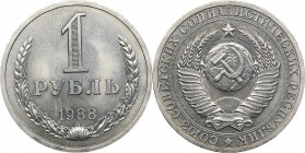 Russia - USSR Rouble 1988
7.39 g. UNC/UNC Mint luster.