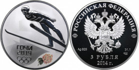 Russia 3 roubles 2014 - Olympics
33.96 g. PROOF