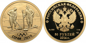 Russia 50 roubles 2014 - Olympics
7.84 g. PROOF