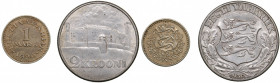 Estonia 2 krooni 1930 & 1 mark 1926 (2)
XF