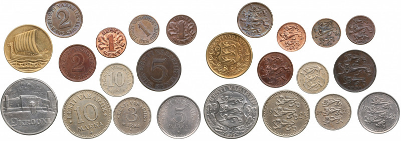 Estonia lot of coins (12)
VF-UNC