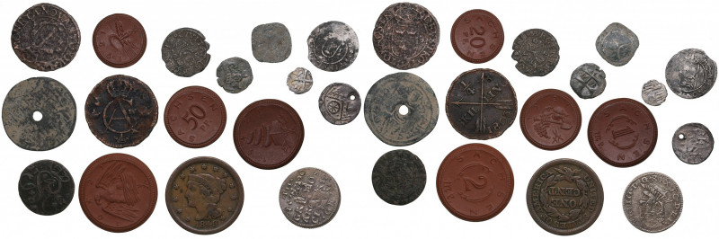 Lot of coins, tokens (16)
Europe (Germany, Sweden, Livonia and others)
