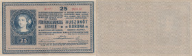 Austria 25 kronen 1918
Pick# 23. VF