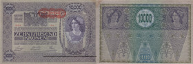 Austria 10 000 kronen 1919
Pick# 65. AU