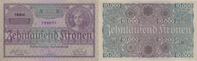 Austria 10 000 kronen 1924
Pick# 85. AU