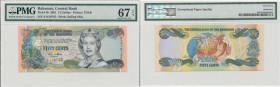 Bahamas 1/2 dollars 2001 - PMG 67 EPQ
Pick # 68.