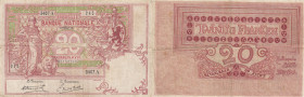 Belgium 20 francs 1919
Pick# 67. F