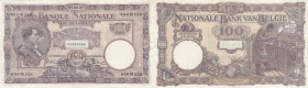 Belgium 100 francs 1921
Pick# 95. VF