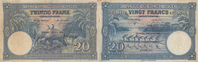 Belgian Congo 20 francs 1948
Pick# 15F. F