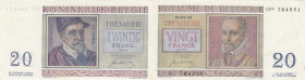 Belgium 20 francs 1950
Pick# 132a. XF