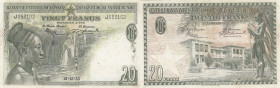 Belgian Congo 20 francs 1953
Pick# 26. F