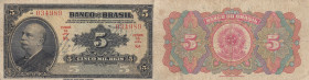 Brazil 5 mil reis 1923
Pick# 112. VG