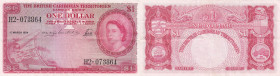 British Caribbean Territories 1 dollar 1954
Pick# 7b. VF