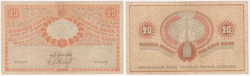 Finland - Russia 20 markkaa 1909
F
