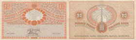 Finland - Russia 20 markkaa 1909
Pick# 21. VF