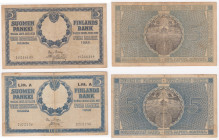 Finland - Russia 5 markkaa 1909 (2)
F-VF