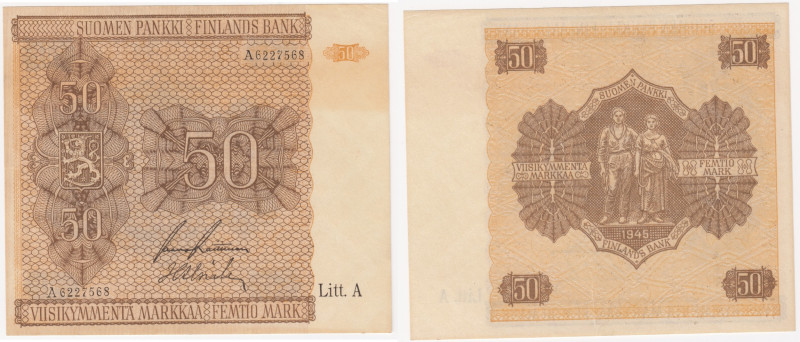 Finland 50 markkaa 1945
AU Litt. A.