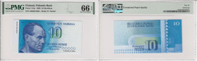 Finland 10 markkaa 1986 - PMG 66 EPQ
Pick# 113a